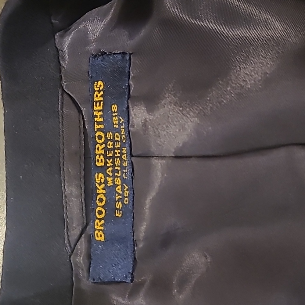 VTG BROOKS BROTHERS CLASSIC 100% WOOL TEXTURED SPORT COAT BLAZER - Picture 4 of 12